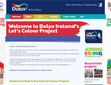 Tablet Screenshot of letscolour.ie